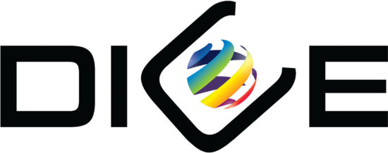 Dice logo white background