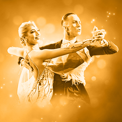 Couple dancing in Standard